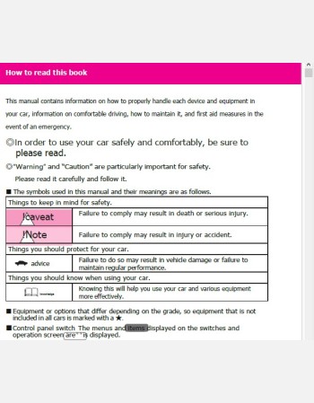 nissan fuga 2012 2013&2014 owners manual in english